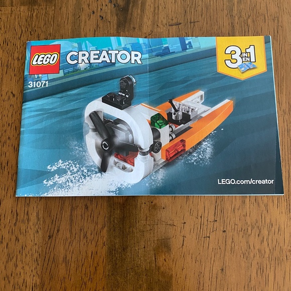 Lego Creator 3 in 1 Drone Explorer Complete w/ Manual No Box Retired - Picture 8 of 9